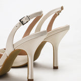Slingback Heels with Pointed Toe
