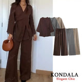Blaire Relaxed Two-Piece Trouser Set – primary product view