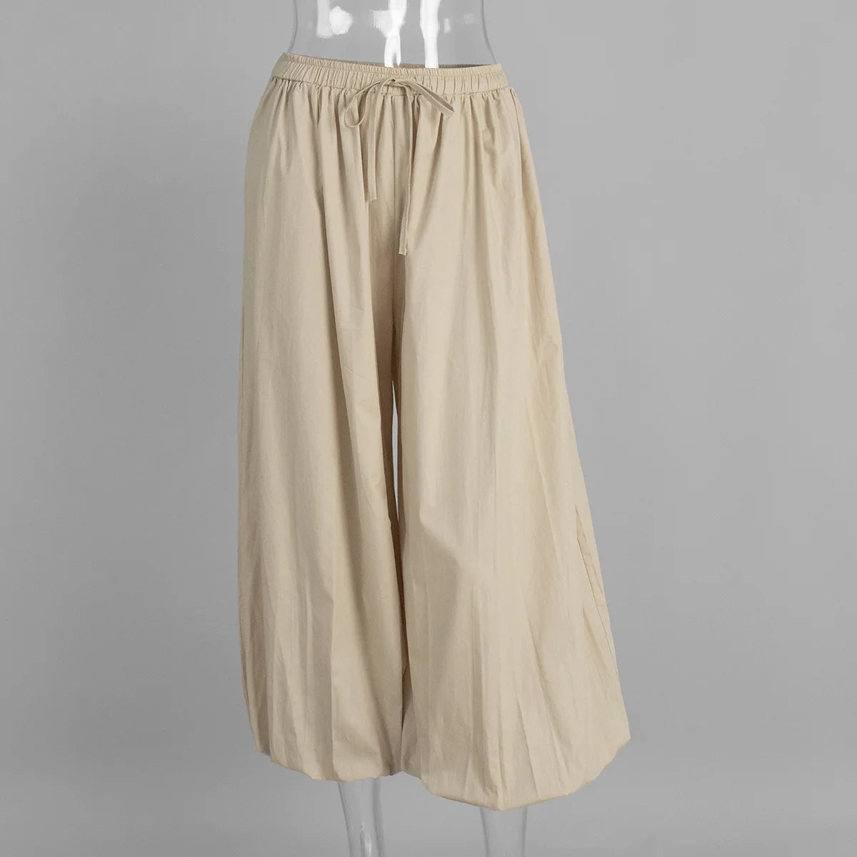 Cotton Bloomer Trousers with High Waist – product detail view 15