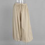 Cotton Bloomer Trousers with High Waist – product detail view 15