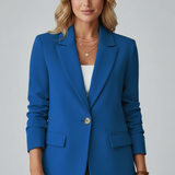 Alma Tailored Single-Button Blazer