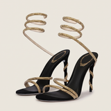Alba Elegant Ankle-Strap Everyday Sandals — Black variant