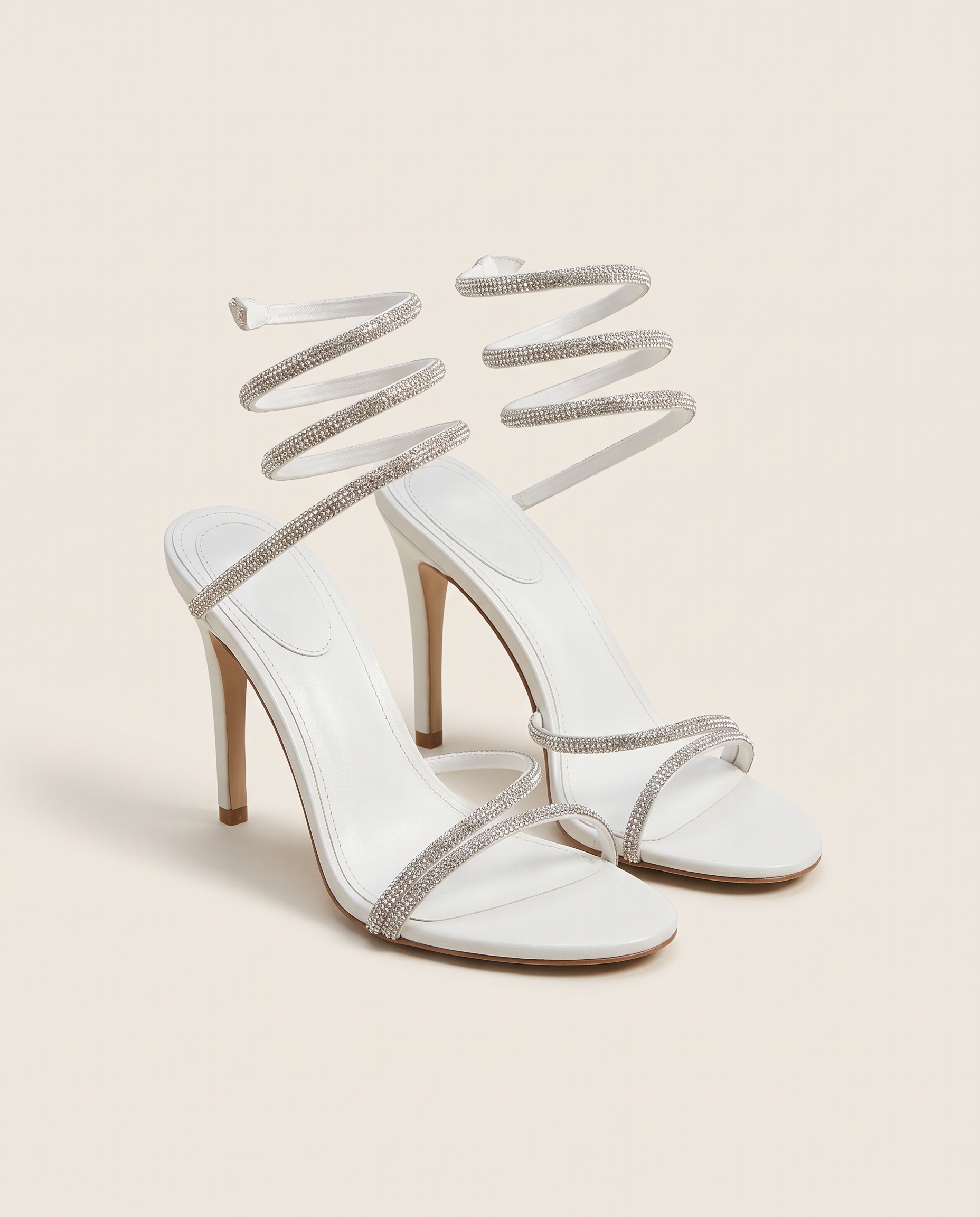 Alba Elegant Ankle-Strap Everyday Sandals — White variant