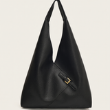 Aria Lychee-Texture 2-in-1 Shoulder Bag Set — Black variant