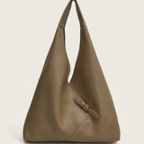 Aria Lychee-Texture 2-in-1 Shoulder Bag Set — Khaki variant