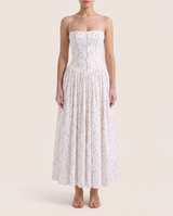 White Ditsy Floral