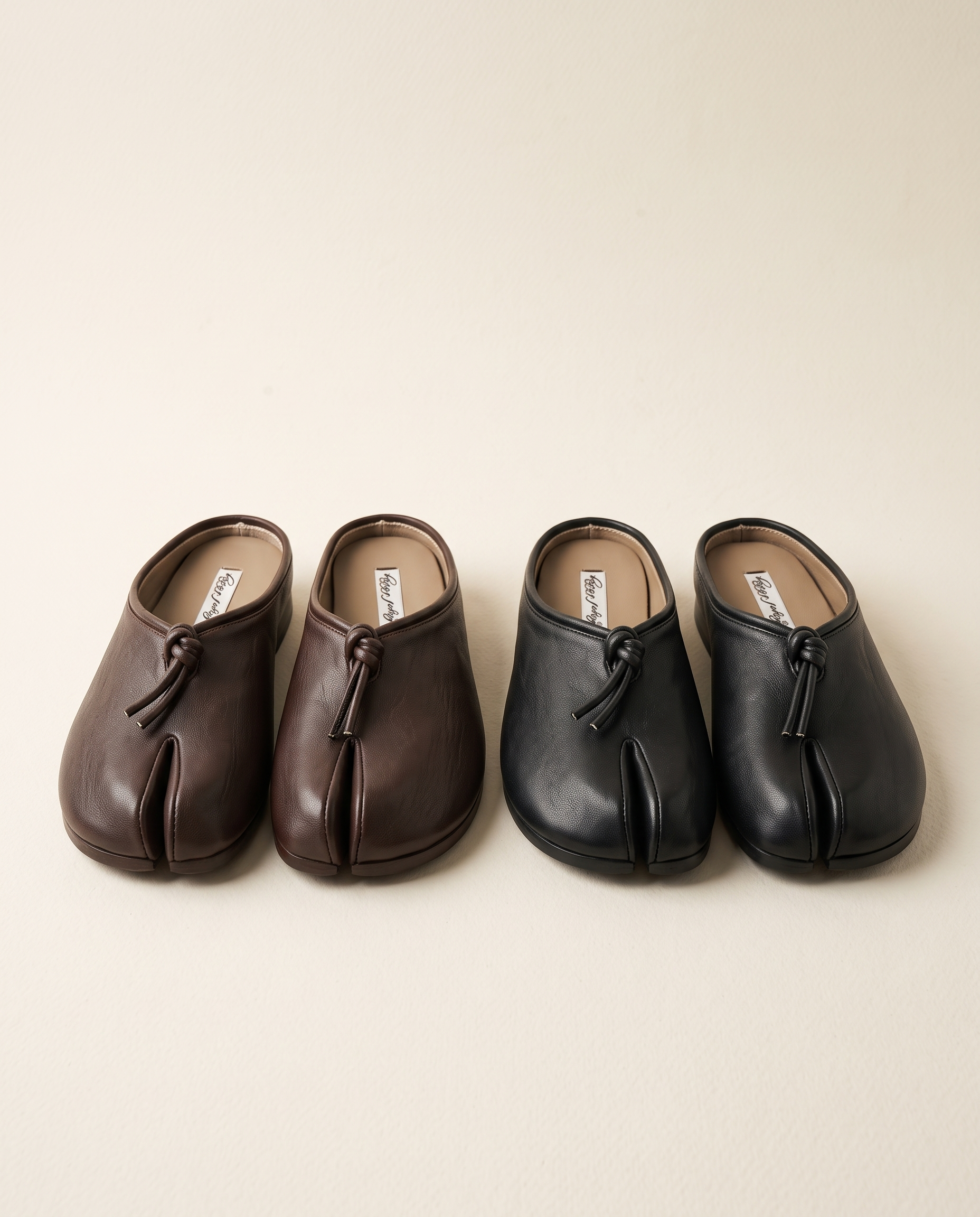 Aster Classic Split-Toe Flat Mules — hero view