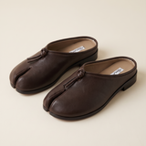 Aster Classic Split-Toe Flat Mules — side view