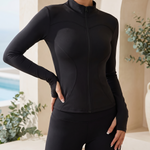 Aura Quick-Dry Long-Sleeve Fitness Jacket – Australian lifestyle view