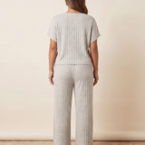 Batwing Sleeve Top and Straight Leg Trouser Set – back