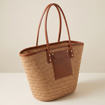 Belle woven straw bag – studio product detail