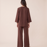 Blaire Relaxed Two-Piece Trouser Set – back