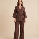 Blaire Relaxed Two-Piece Trouser Set – front