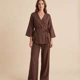 Blaire Relaxed Two-Piece Trouser Set – front