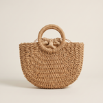 Blake Versatile Straw Tote Bag — Khaki — Medium, No Strap variant