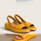 Brea Classic Open-Toe Everyday Sandals — Yellow variant