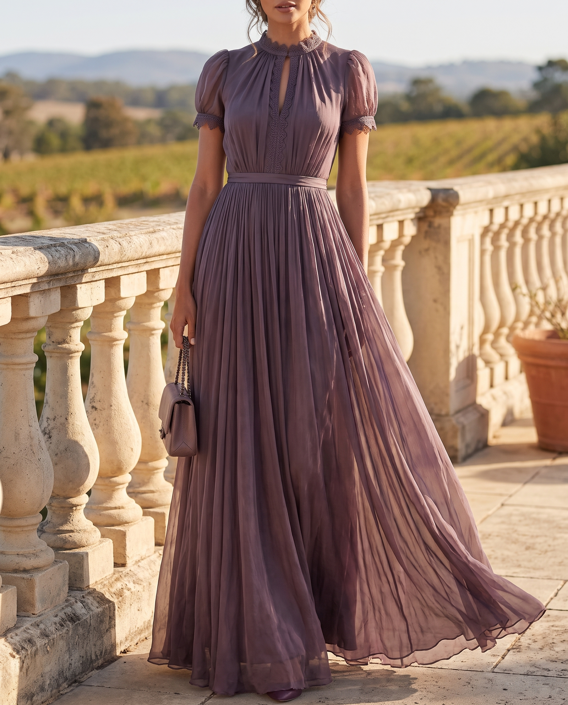 Celandine maxi dress Australian winery lifestyle