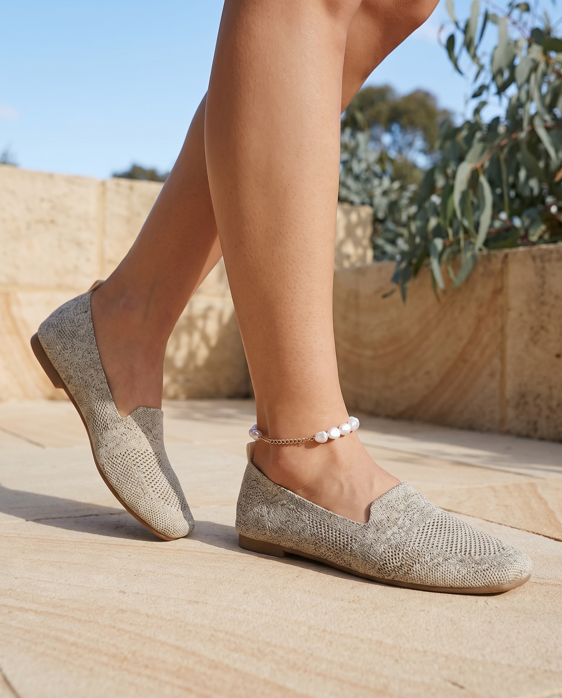 Clara Classic Everyday Slip-On Shoes — lifestyle view