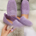 Clara Classic Everyday Slip-On Shoes — Purple variant