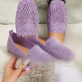 Clara Classic Everyday Slip-On Shoes — Purple variant