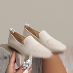 Clara Classic Everyday Slip-On Shoes — White variant