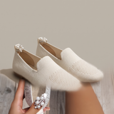 Clara Classic Everyday Slip-On Shoes — White variant