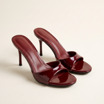 Cleo Elegant Patent Everyday Mules — hero view