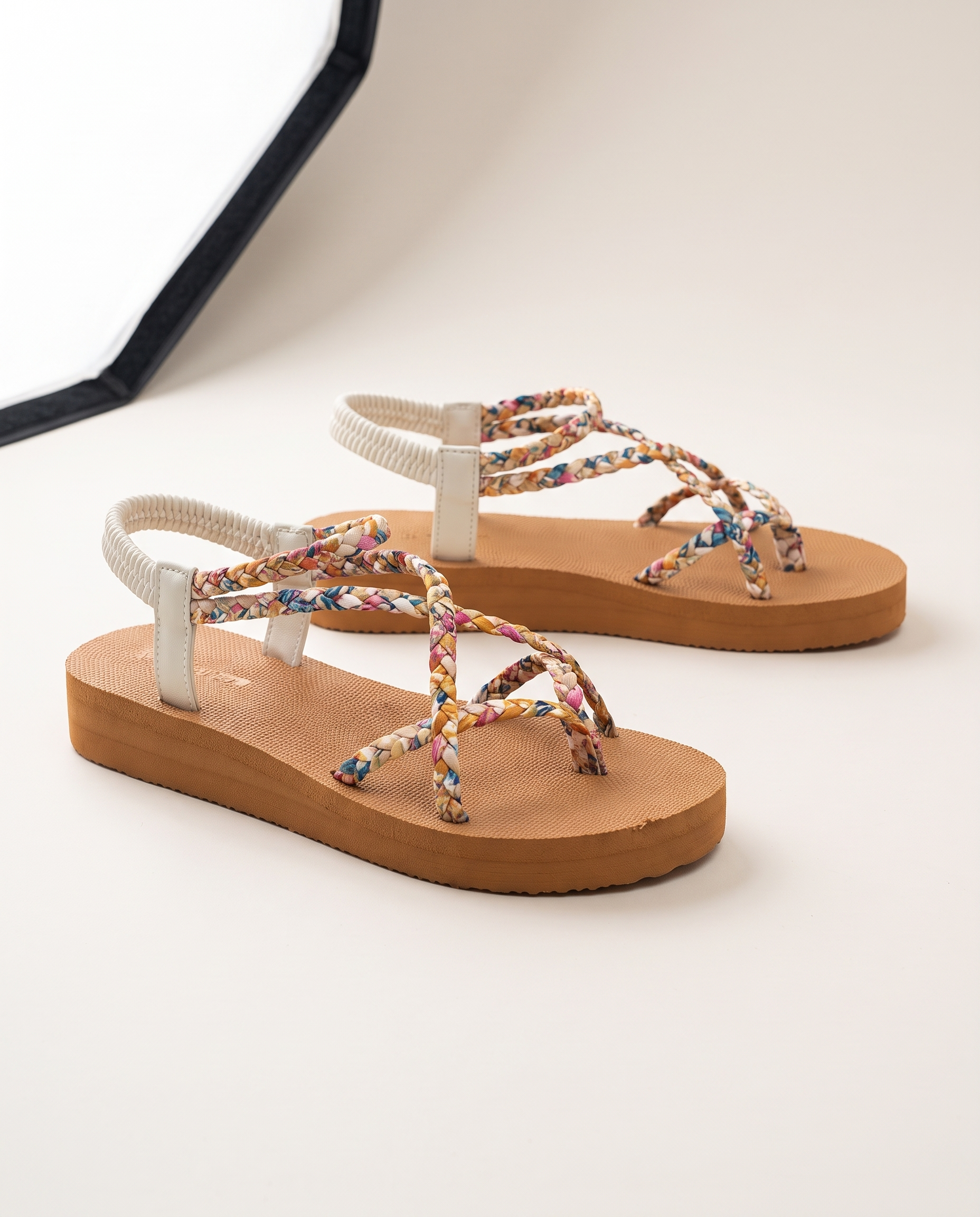 Coast Lightweight Round-Toe Beach Sandals — side view