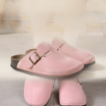 Comfortable Buckle-Strap Everyday Slip-On Clogs — side view