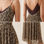 Dune Elegant Leopard-Print Open-Back Maxi Dress — construction detail