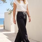 Dune High-Waist Wide-Leg Flared Pants – Australian lifestyle view