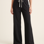 Dune High-Waist Wide-Leg Flared Pants – studio front view