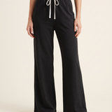 Dune High-Waist Wide-Leg Flared Pants – studio front view
