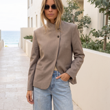 Eden Lightweight Tailored Travel Blazer – Australian lifestyle view