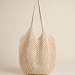 Eden Versatile Woven Large-Capacity Crossbody Bag — White variant