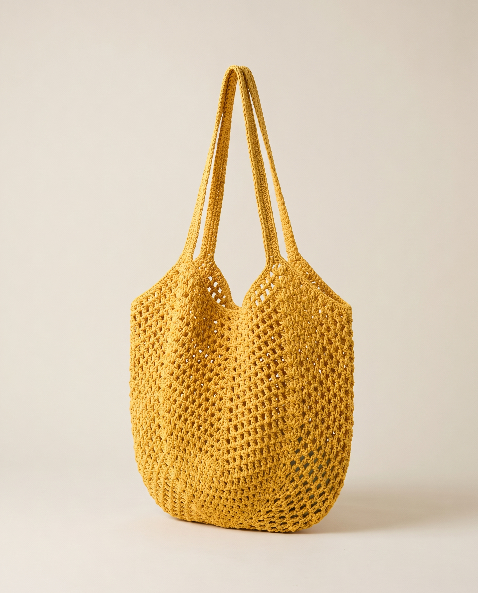 Eden Versatile Woven Large-Capacity Crossbody Bag — Yellow variant