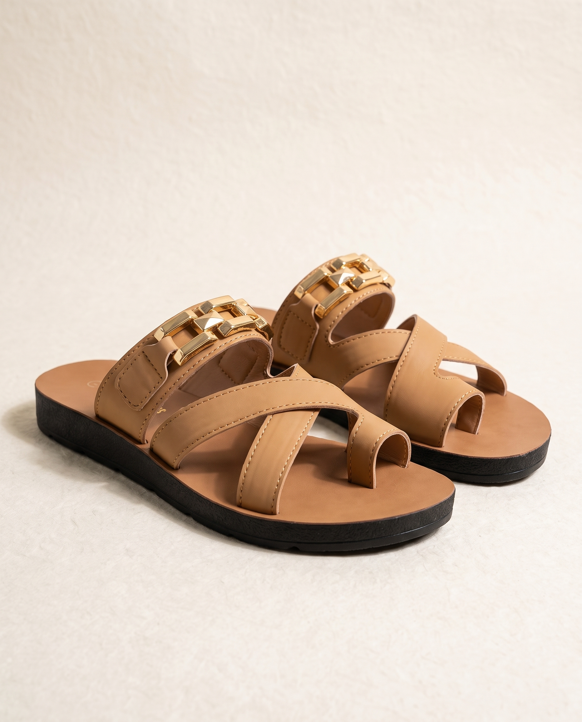Esme Comfortable Lace Slip-On Sandals — hero view