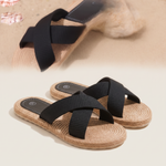 Estelle Comfortable Everyday Flat Slides — Black variant
