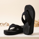 Faye Comfortable Everyday Flat Flip-Flops — side view