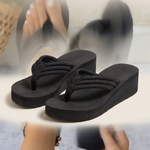 Faye Comfortable Everyday Flat Flip-Flops — Black variant
