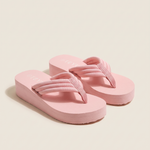 Faye Comfortable Everyday Flat Flip-Flops — Pink variant