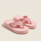 Faye Comfortable Everyday Flat Flip-Flops — Pink variant
