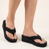 Faye Comfortable Everyday Flat Flip-Flops — Australian studio lifestyle view