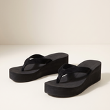 Flora Classic Wedge Everyday Flip-Flops — side view