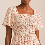Floral Chiffon Midi Dress – alternate product view
