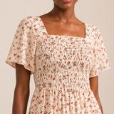Floral Chiffon Midi Dress – alternate product view