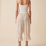 Floral Lace Lantern Trousers – Print A back