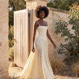 Floral Lace-Up Maxi Dress – Australian lifestyle view