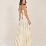 Floral Lace-Up Maxi Dress – alternate product view