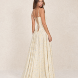Floral Lace-Up Maxi Dress – alternate product view